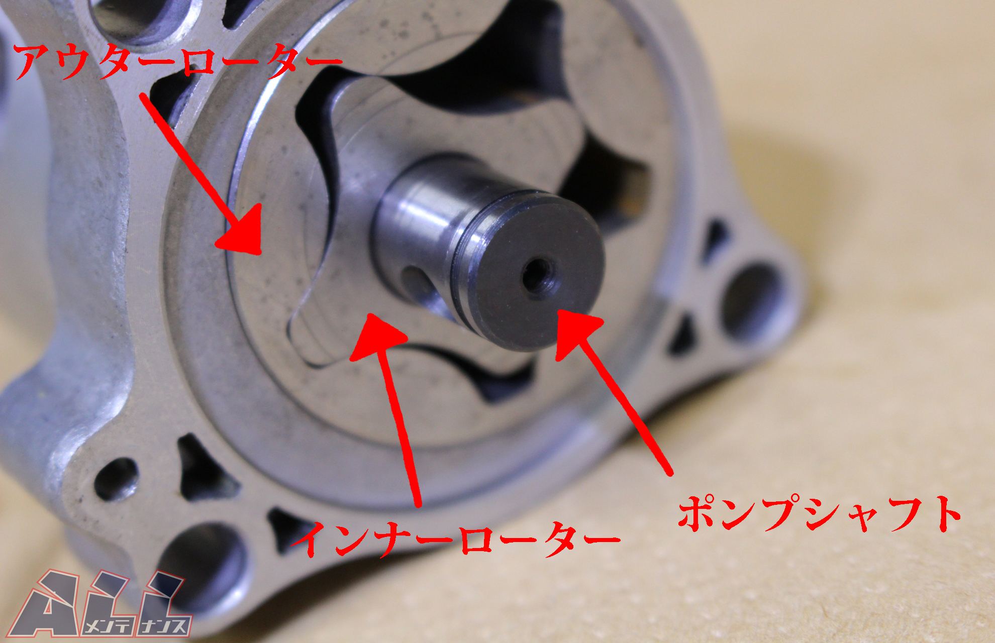 ４サイクルエンジンのオイルポンプとは | バイクのメンテナンス情報